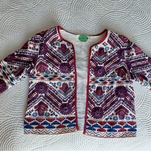Anthropologie embroidered jacket